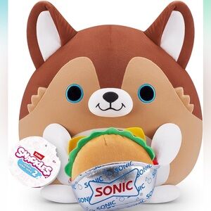 Snackles Series 2 Puppy & Sonic Burger 14 Inch Plush by ZURU